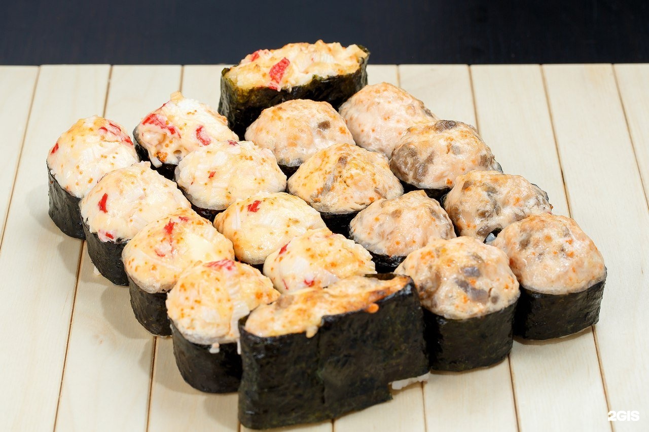 Рецепт суши с крабом запеченные фото 101