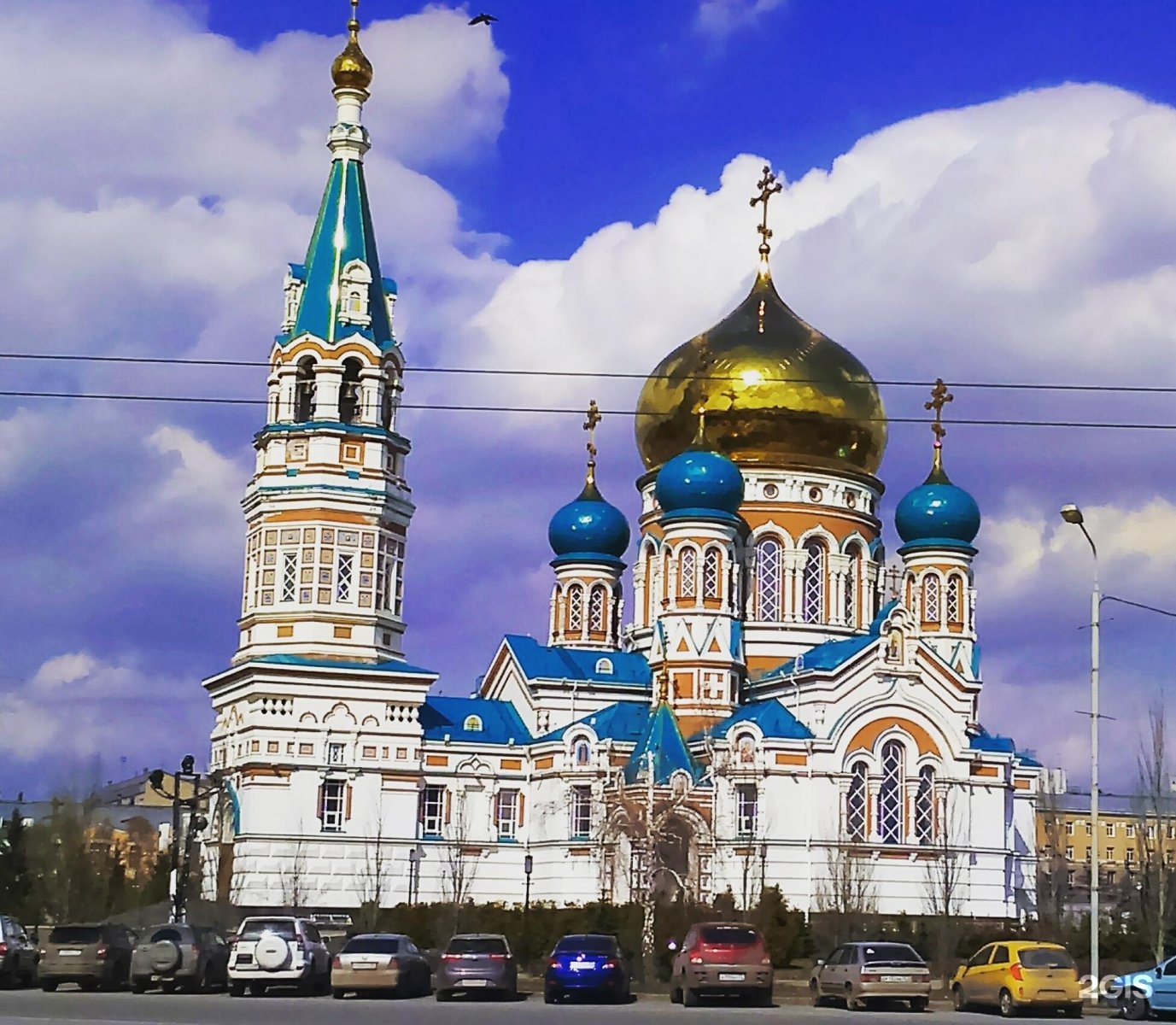 Соборная площадь Омск зима