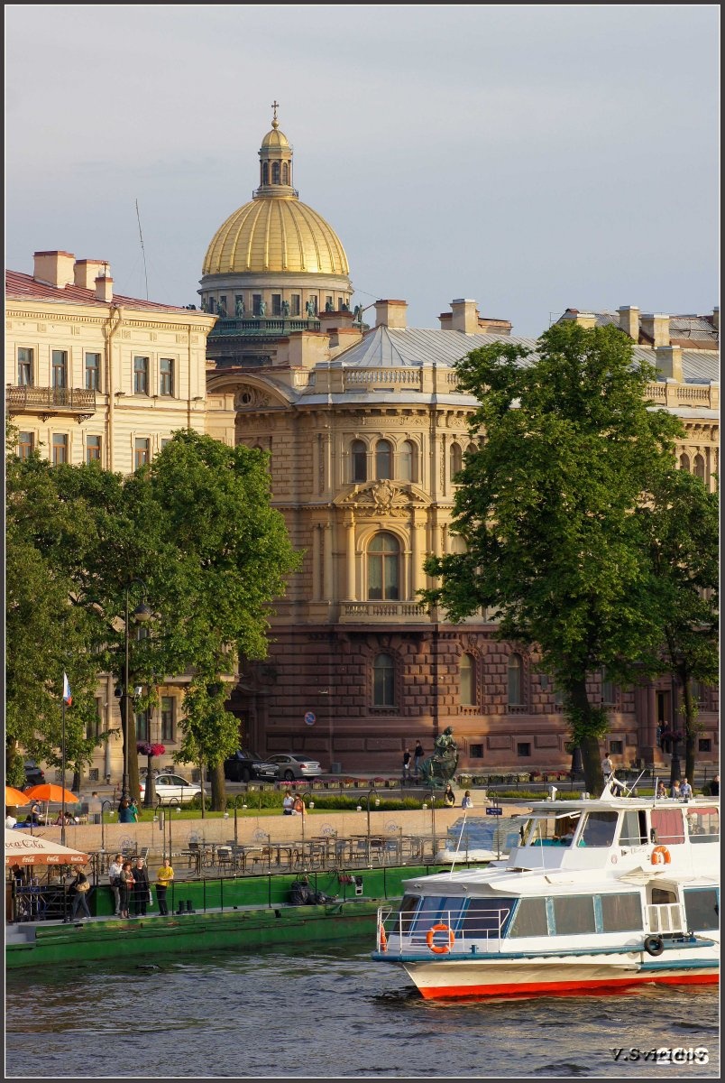 Адмиралтейская набережная санкт петербург фото