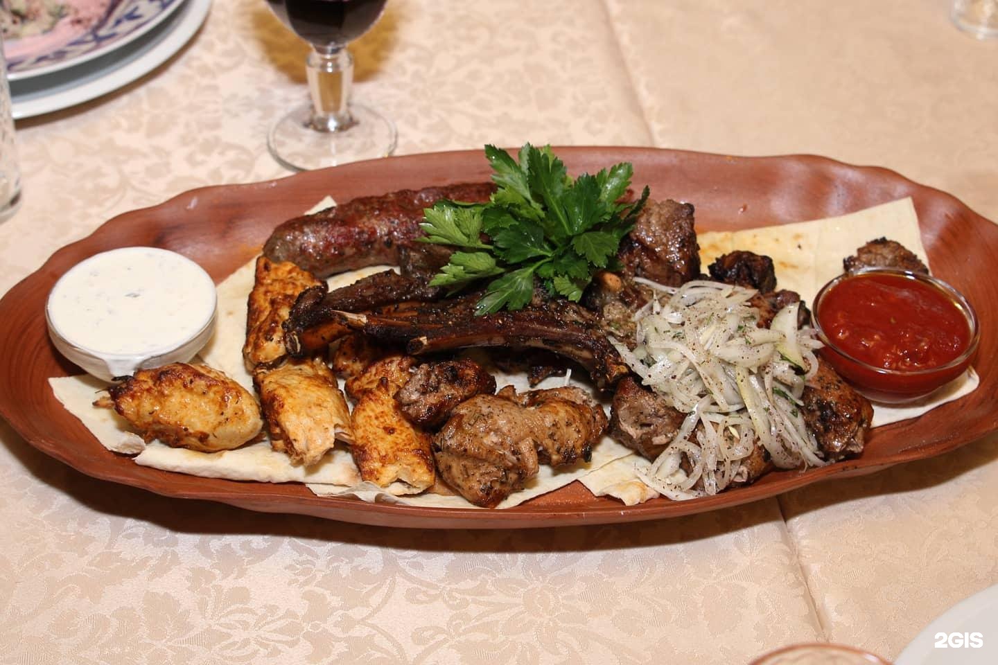 Сайт кавказского ресторана