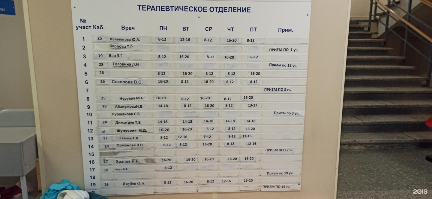 Телефоны поликлиники 22 новосибирск