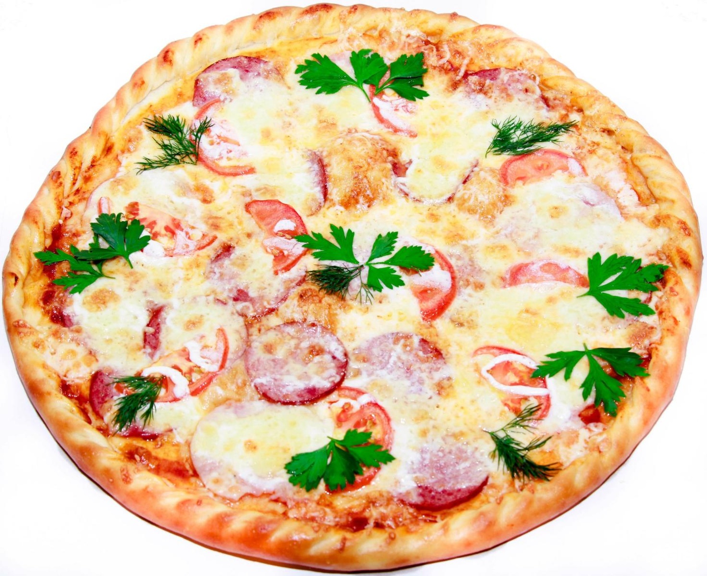 5 пицца отзывы. Пицца с ветчиной и помидорами. Отзыв о пицце положительный.