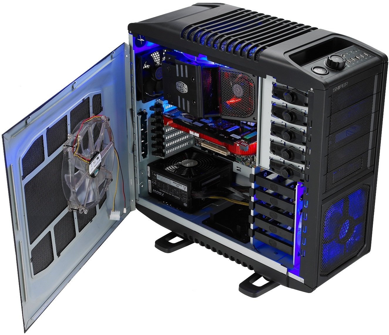 Компьютерный корпус AEROCOOL v12xt Black