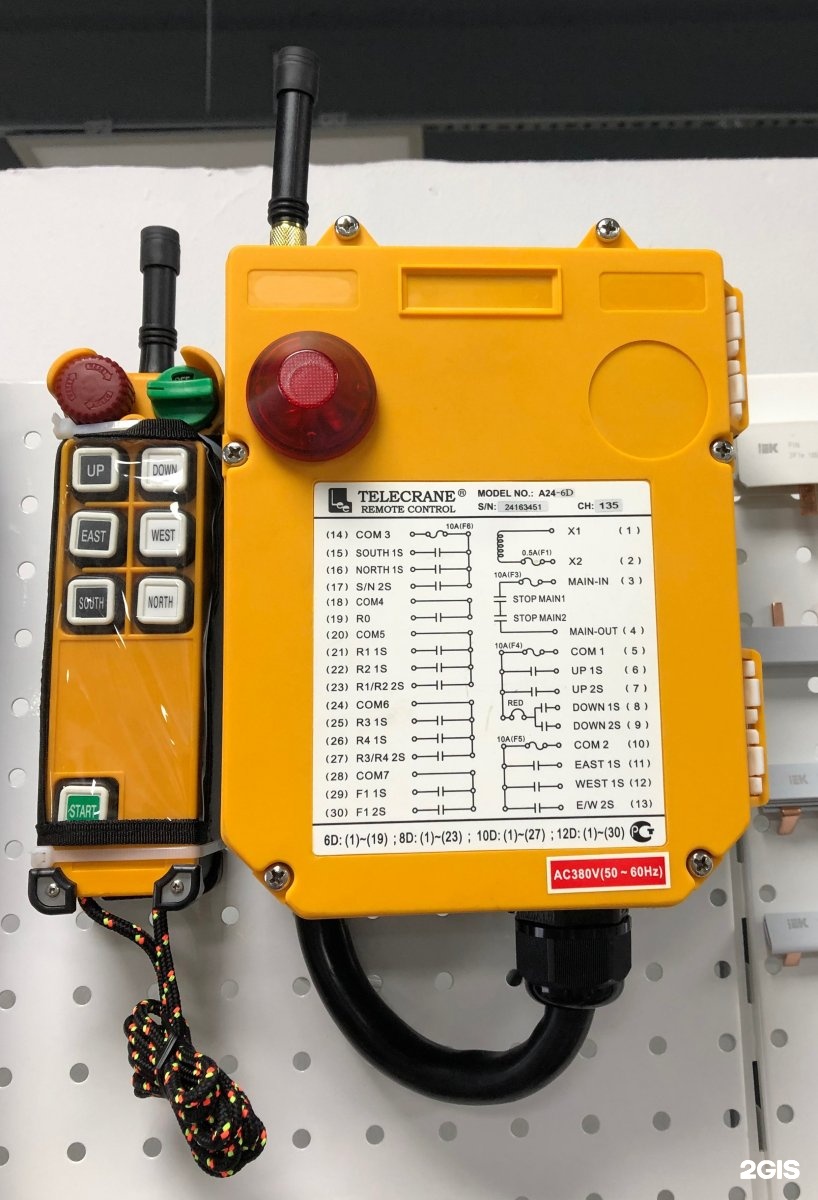 Telecrane a24 6d схема подключения