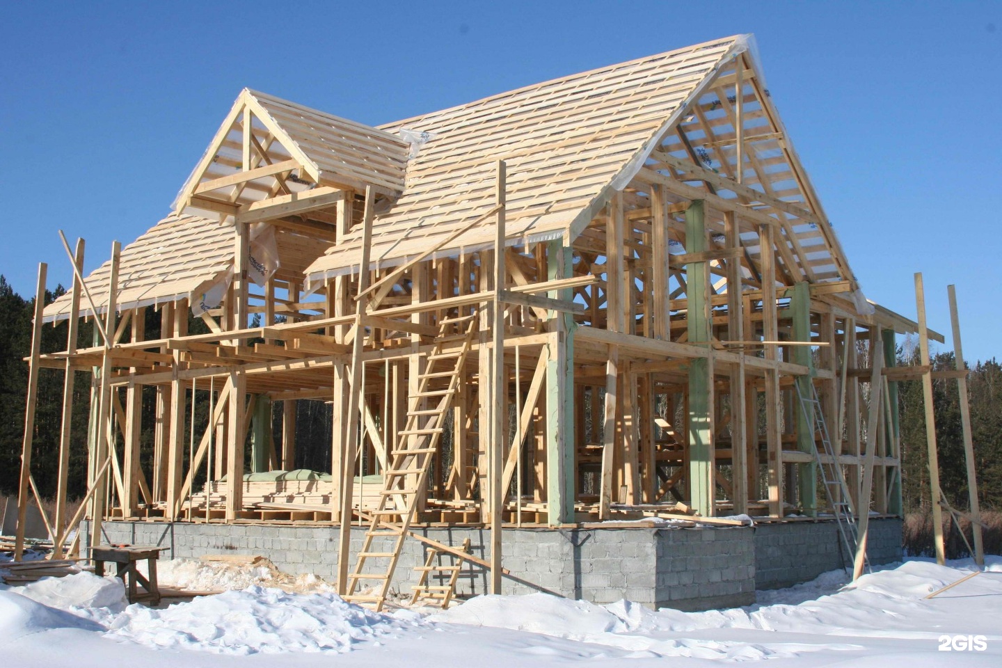 строительство домов зимой