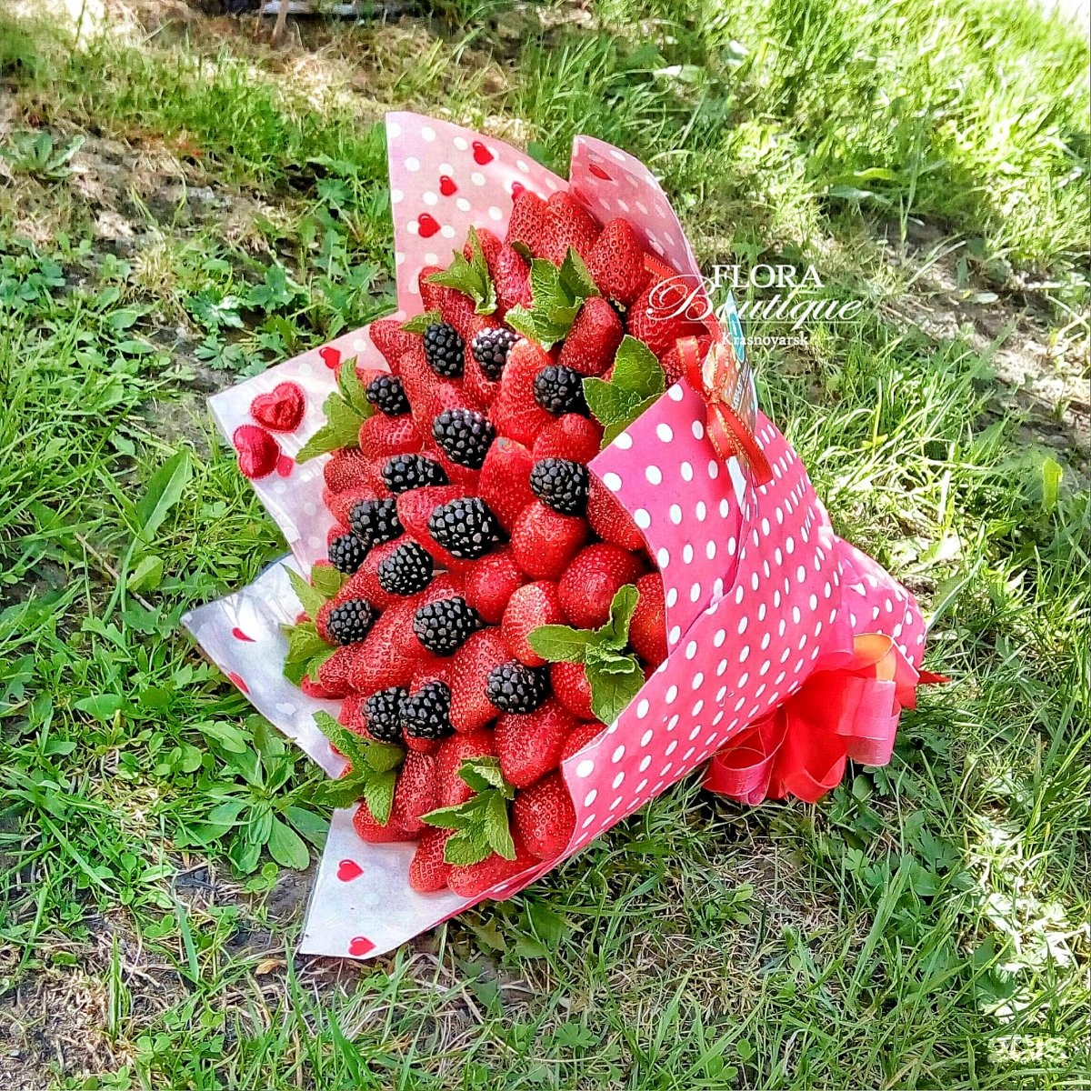 Красноярск букет из клубники, букетов про