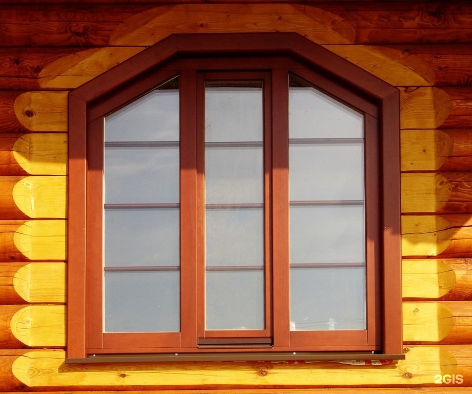 Окно деревянное глухое