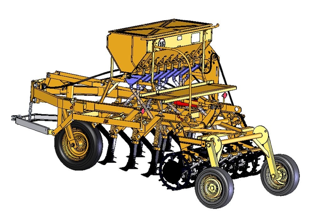 Транспортное устройство. Сеялка СКП-2.1. Сеялка-культиватор СКП-2.1. Сеялка-культиватор СКП-2.1Д (3шт). Сельскохозяйственной техники - сеялка СКП-2.