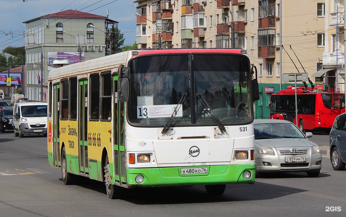 Автобус 13 ярославль маршрут
