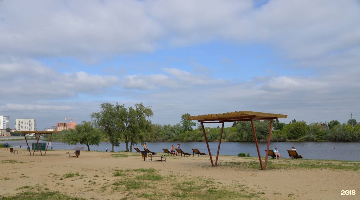 Бабьи пески в кургане пляж фото