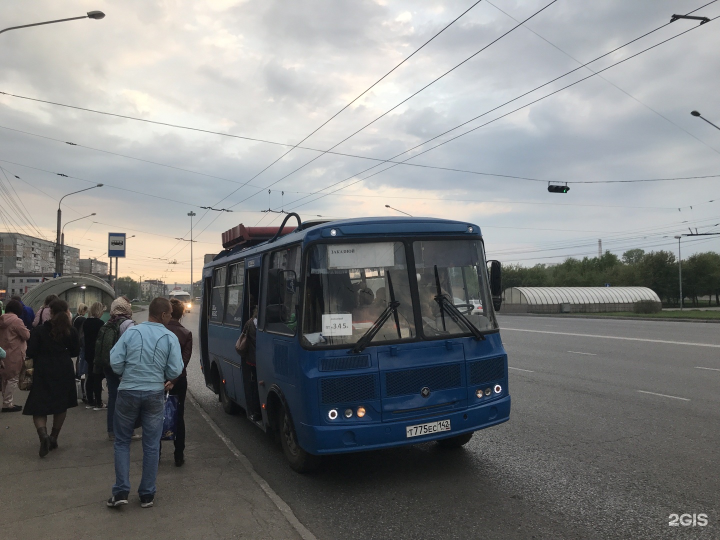 Карта автобус 345 новокузнецк