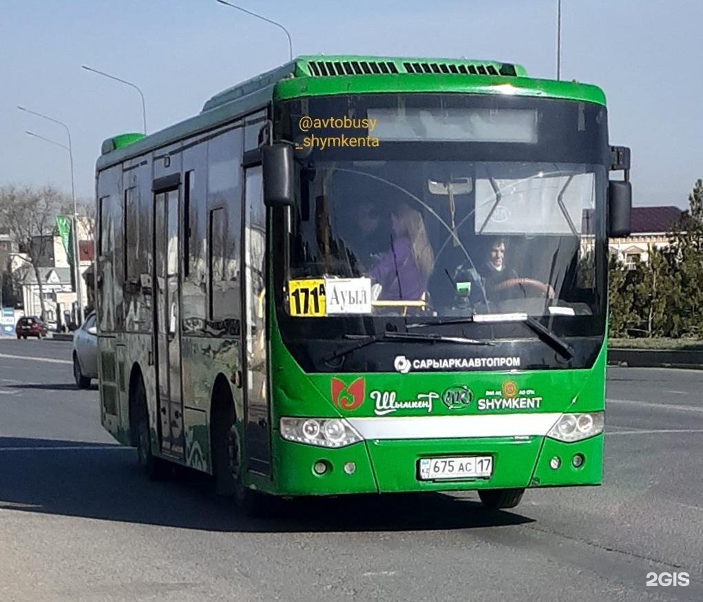 171 автобус остановки. 52 Автобус Шымкент маршрут. 171 Автобус.