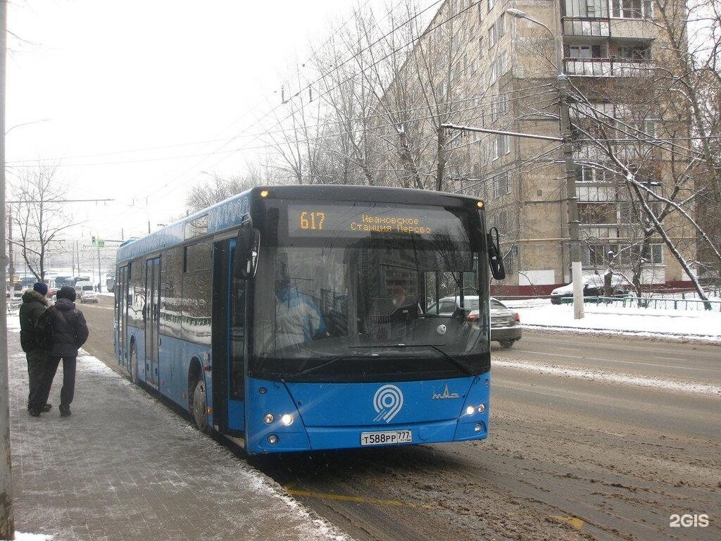 Автобус 617 карта