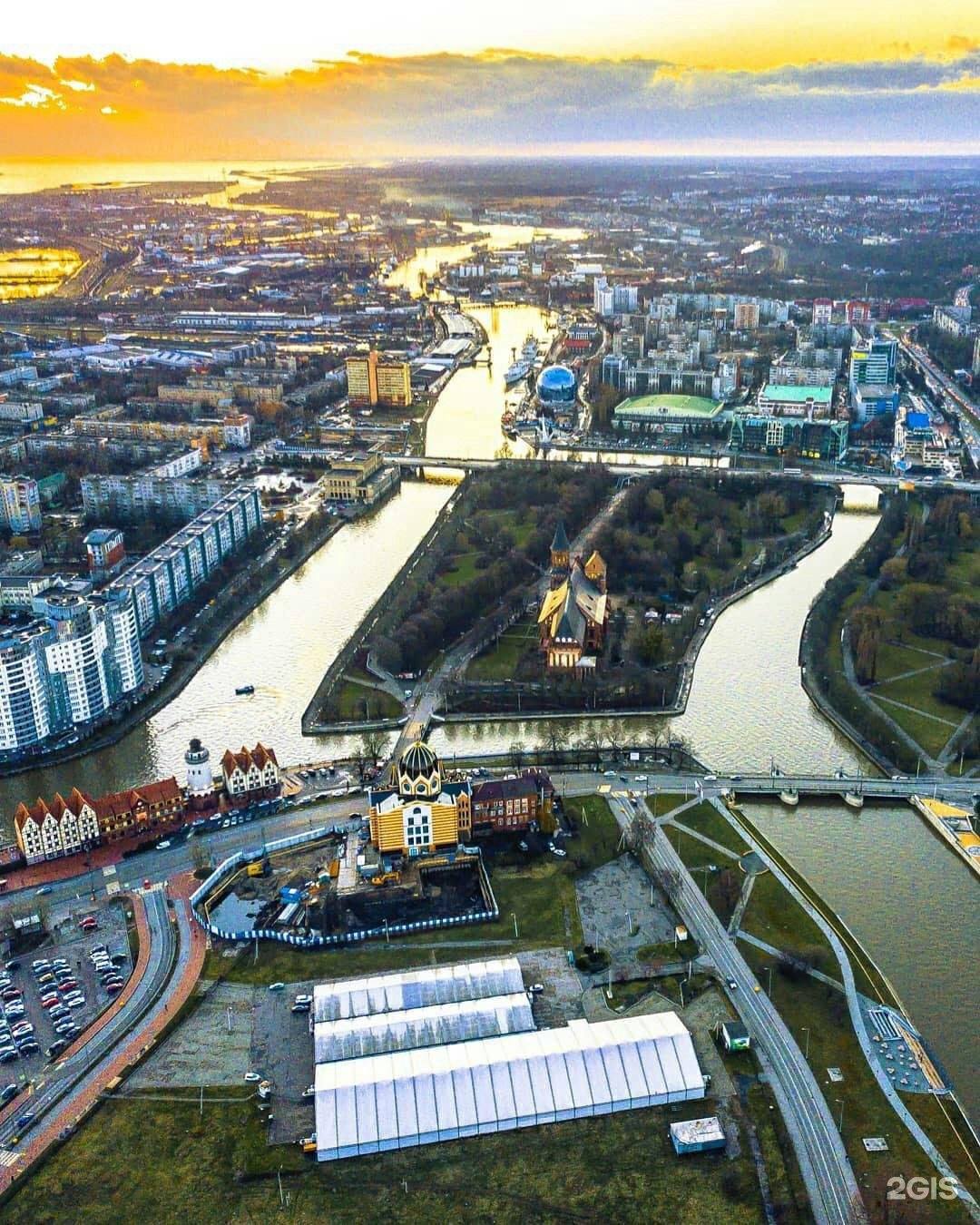 Калининград фото с высоты птичьего полета