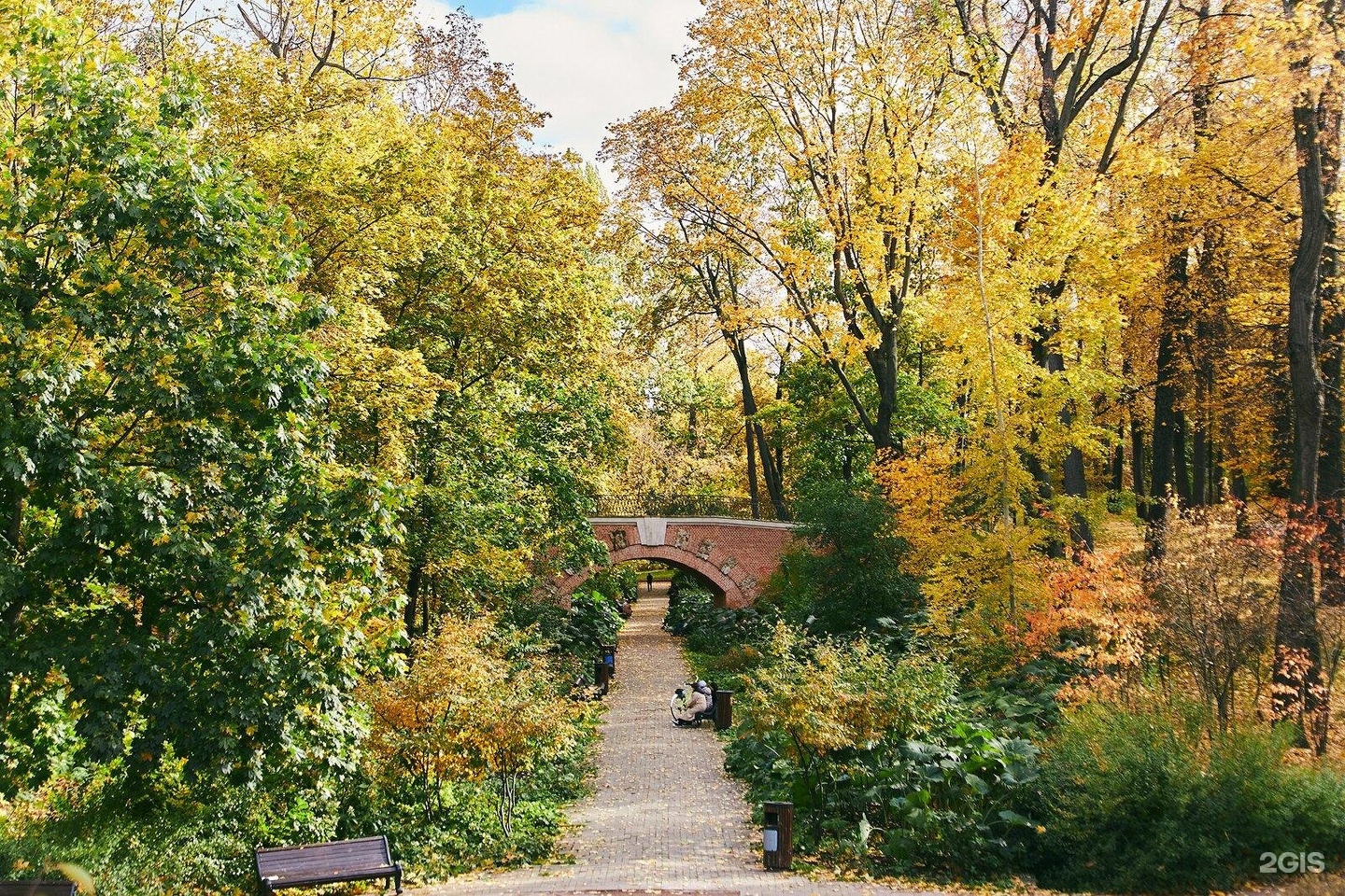 Гротесковый мост в Нескучном саду