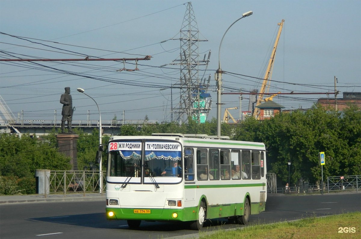 28 автобус новосибирск маршрут остановки