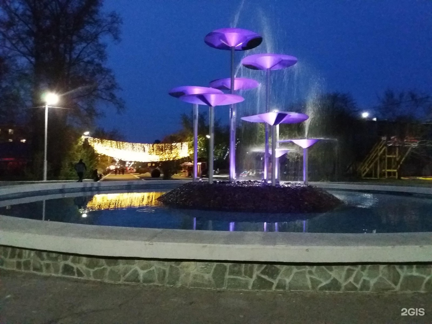 Набережная Ангарск фонтан
