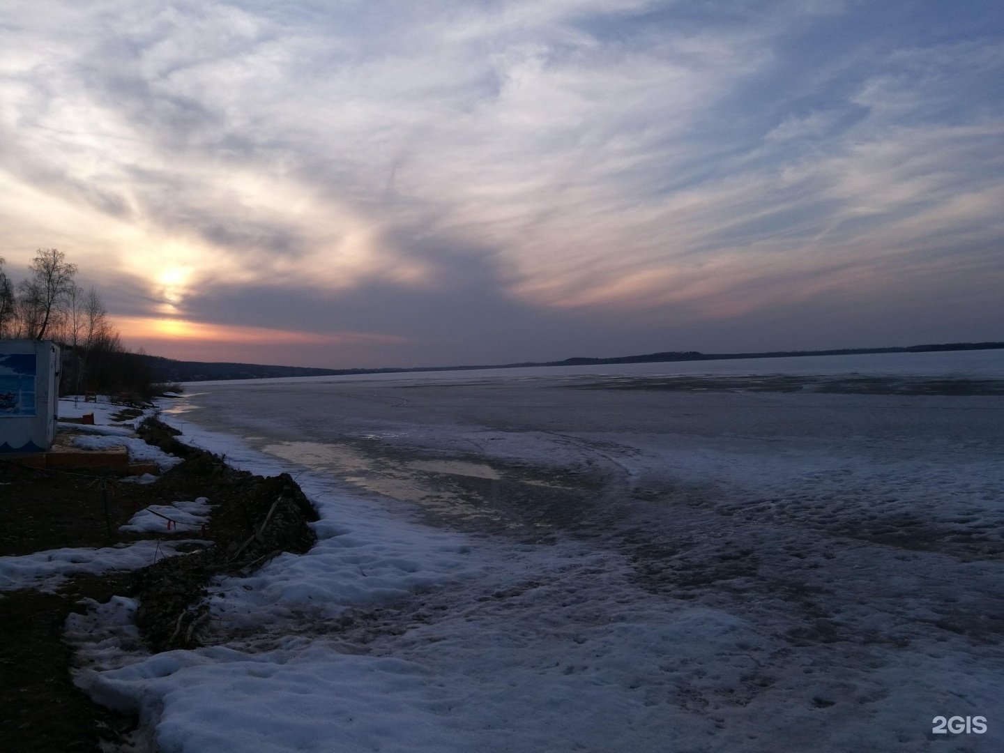 Озеро Кандрыкуль зимой