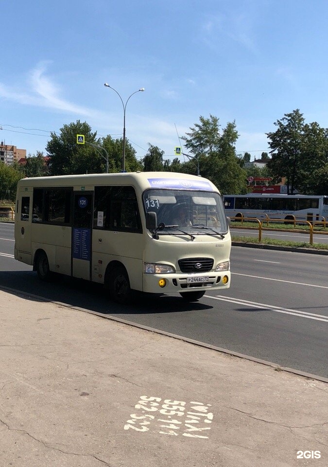 131 автобус карта