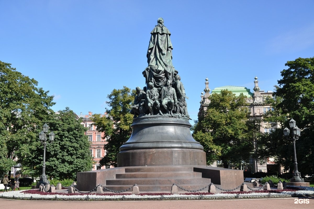 Памятник екатерине ii санкт петербург