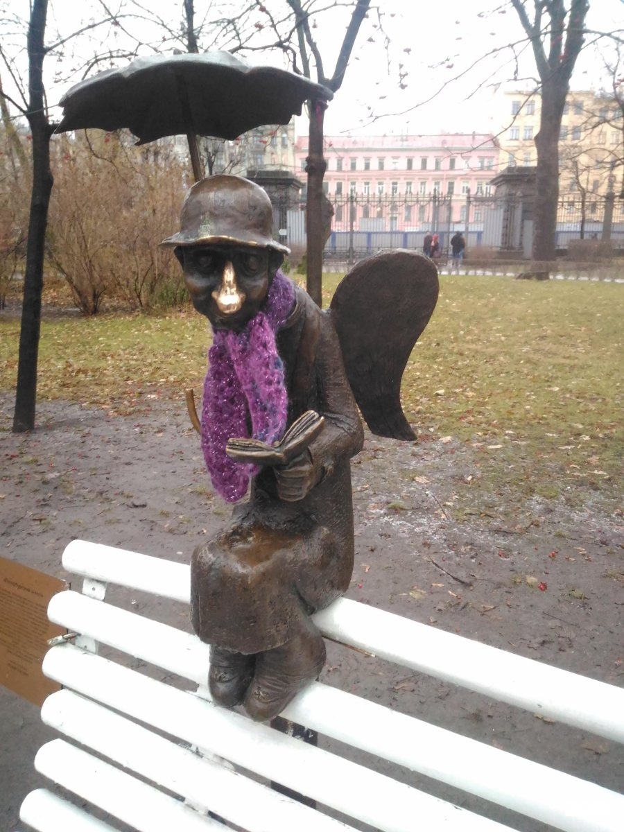 ангел в измайловском саду в санкт петербурге