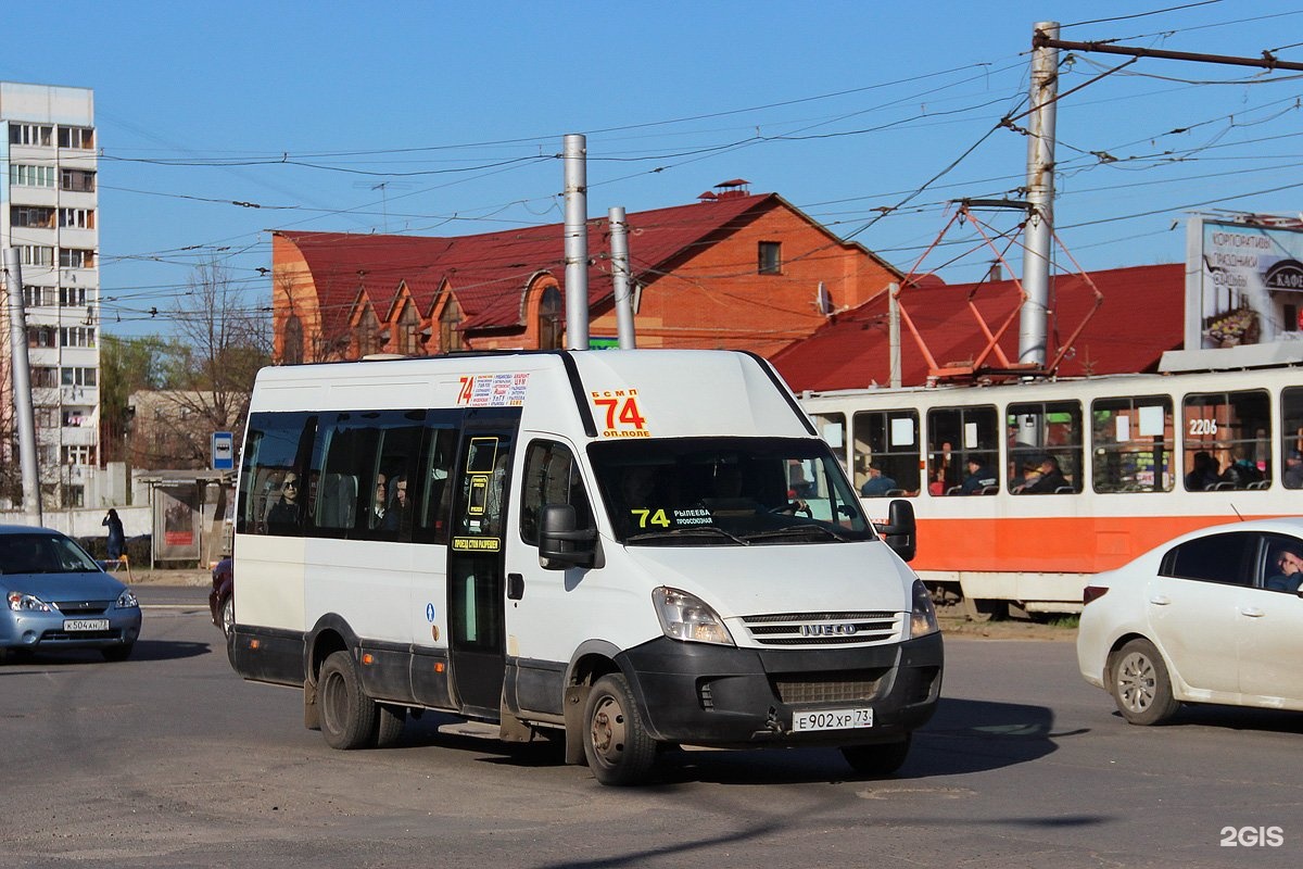 Маршрутка 74 ульяновск схема