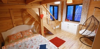 Светлое: Коттедж Коттедж с сауной и камином