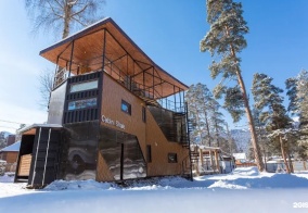 Коттедж Cabin shale в Архызе